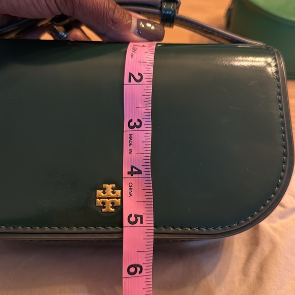 Tory Burch Emerson Patent Leather Top Handle Crossbody Bag - Picture 6 of 7